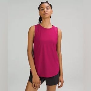 Lululemon Sculpt Tank Top, size 8 color Pomegranate